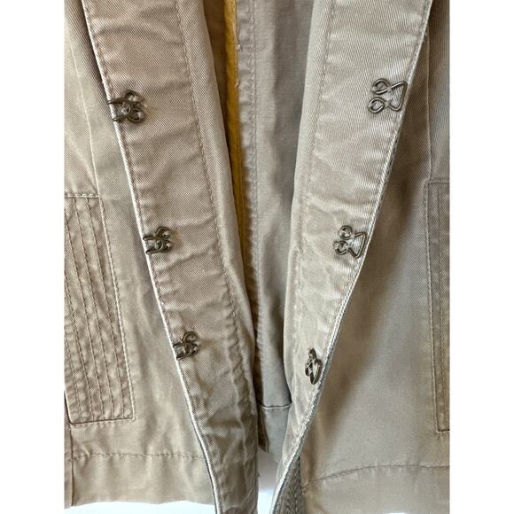 J. Crew Weathered Broken-In Chino Classic Twill Vintage Jacket Cotton Size 8 - Picture 12 of 14